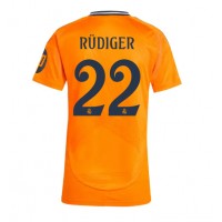 Real Madrid Antonio Rudiger #22 Fußballbekleidung Auswärtstrikot Damen 2024-25 Kurzarm